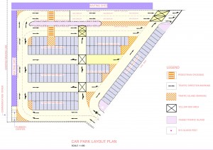 里卡士中华学校停车场平面图